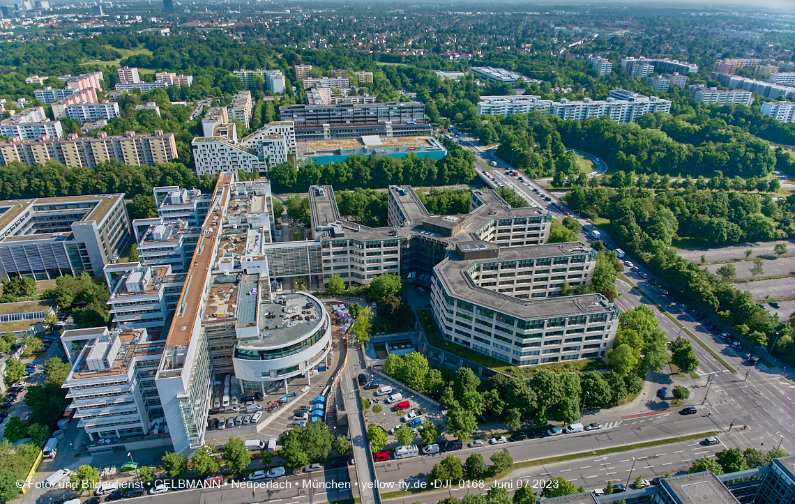 07.06.2023 - Neuperlachs neue Mitte mit PEP, Perlach Plaza, Share, Allianzversicherung und Wohnring